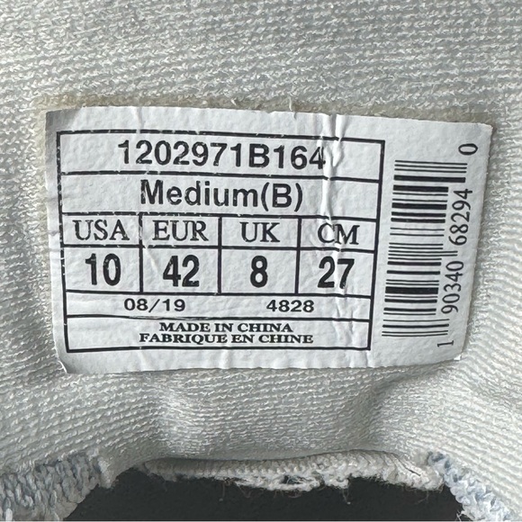 Women’s size 10 Brooks Bedlam 2 White Grey Gold Athletic Running Shoes - Picture 7 of 11